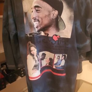 Poetic justice  tye dye t shirt  4xl